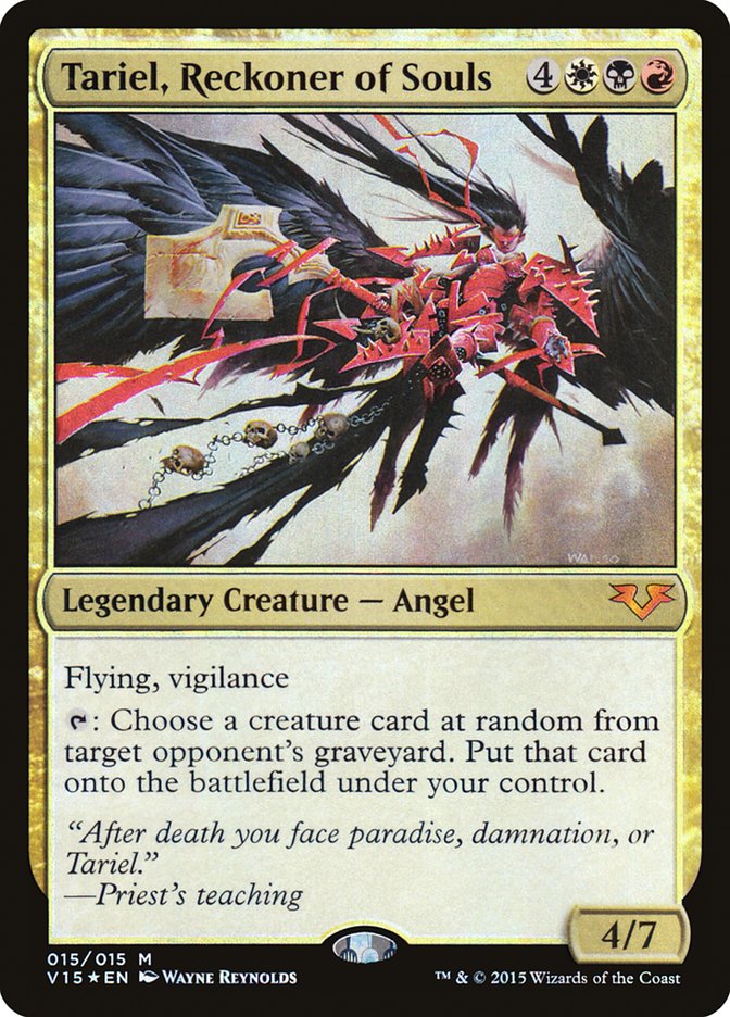 Tariel, Reckoner of Souls 15/15 (From the Vault: Angels)  - Foil | Good Games Morley