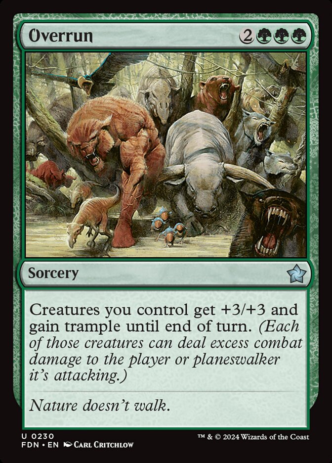 Overrun 230 (Foundations)  - Foil | Good Games Morley