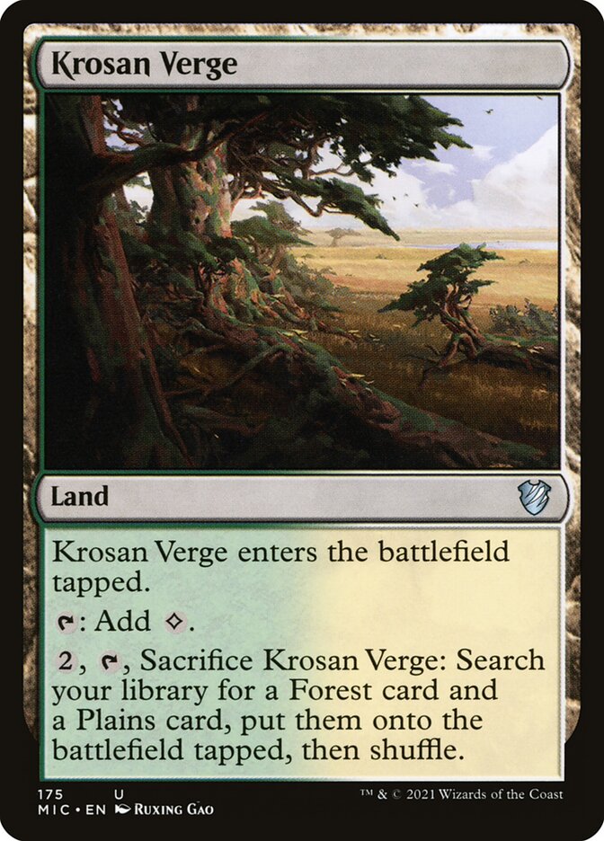 Krosan Verge 175/38 (Commander: Innistrad: Midnight Hunt)  | Good Games Morley