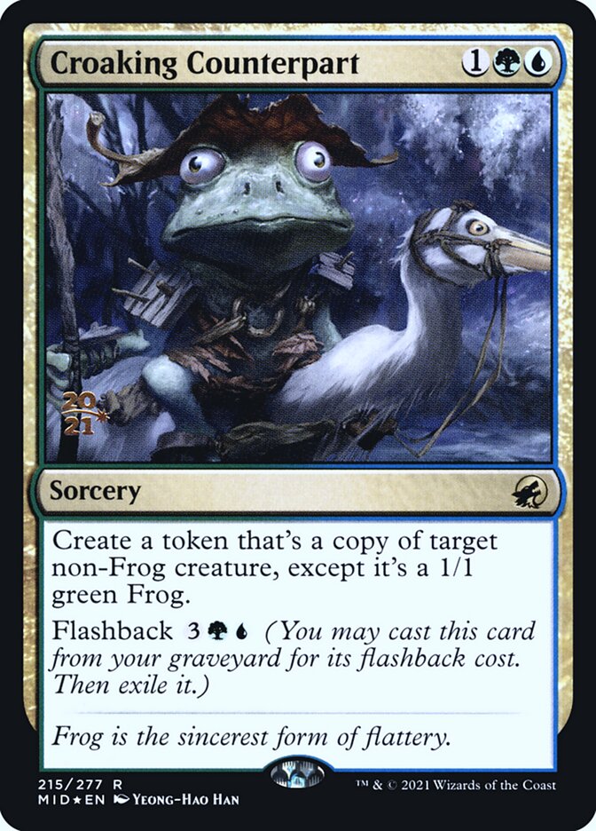 Croaking Counterpart 215s/171 (Prerelease Cards)  - Foil | Good Games Morley