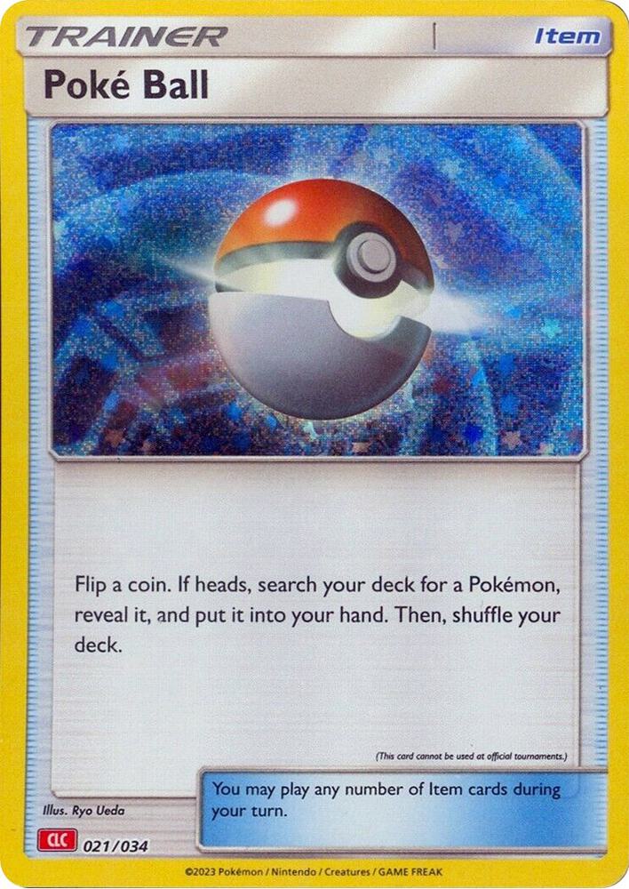 Poke Ball CLC 021/034 (Trading Card Game Classic)  - Holofoil | Good Games Morley