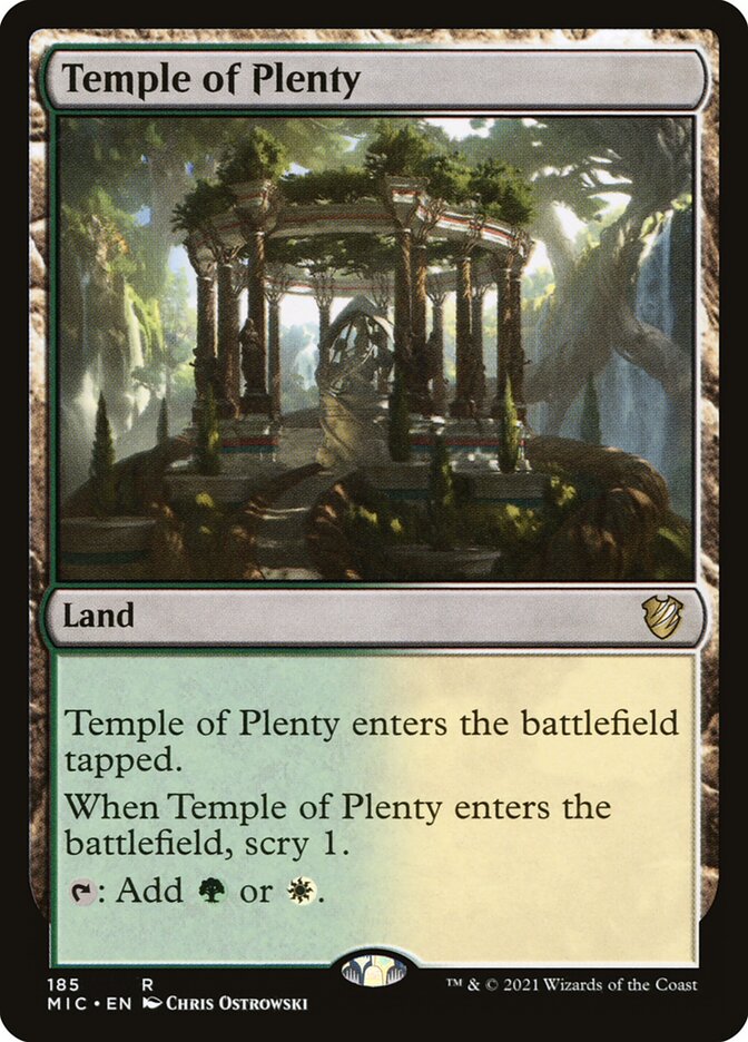 Temple of Plenty 185/38 (Commander: Innistrad: Midnight Hunt)  | Good Games Morley