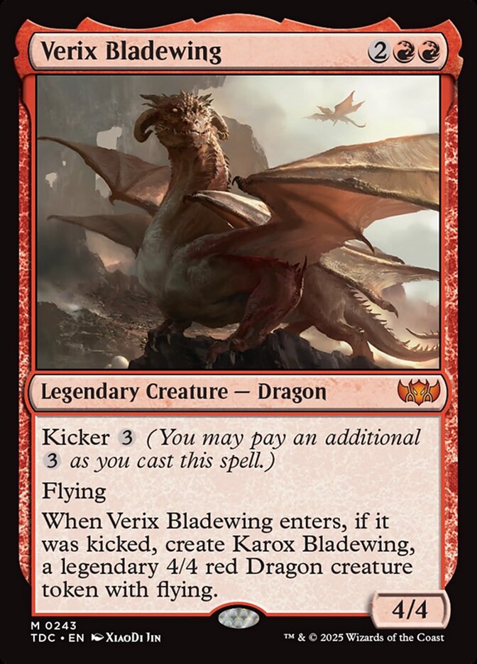 Verix Bladewing 243/413 (Commander: Tarkir: Dragonstorm)  | Good Games Morley