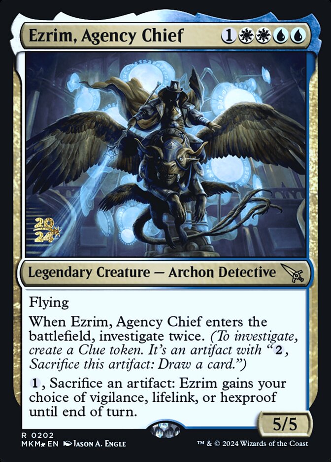Ezrim, Agency Chief 202s/182 (Prerelease Cards)  - Foil | Good Games Morley