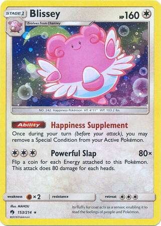 Blissey 153/214 (Miscellaneous Cards & Products)  - Cosmo Holofoil | Good Games Morley