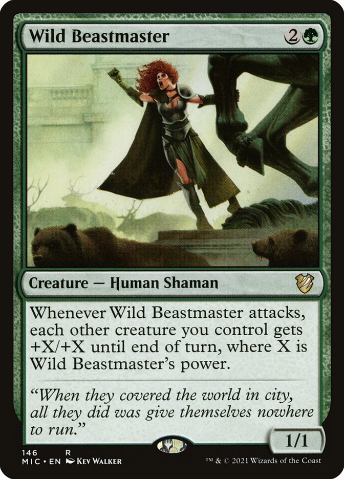 Wild Beastmaster 146/38 (Commander: Innistrad: Midnight Hunt)  | Good Games Morley