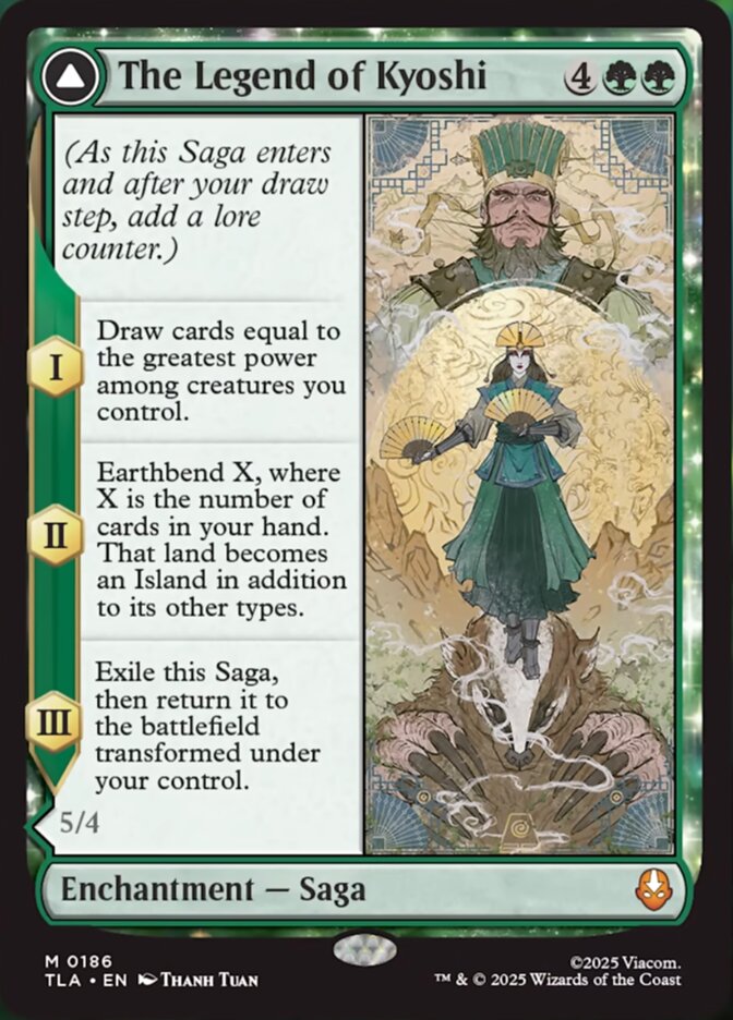 The Legend of Kyoshi // Avatar Kyoshi 186/286 (Avatar: The Last Airbender)  - Foil | Good Games Morley