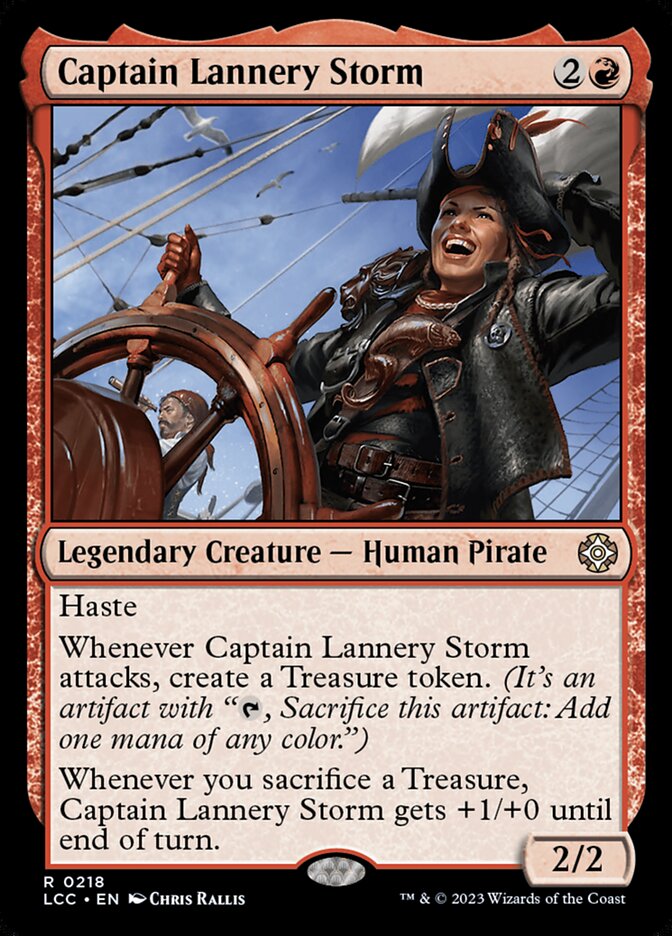 Captain Lannery Storm 218/370 (Commander: The Lost Caverns of Ixalan)  | Good Games Morley