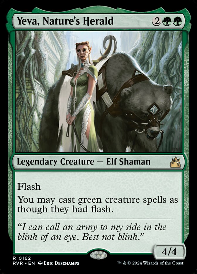 Yeva, Nature's Herald 162/291 (Ravnica Remastered)  | Good Games Morley
