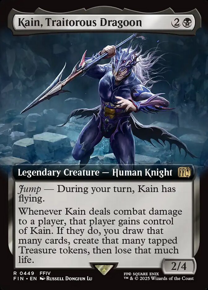 Kain, Traitorous Dragoon 449 (FINAL FANTASY)  - Extended Art Foil | Good Games Morley