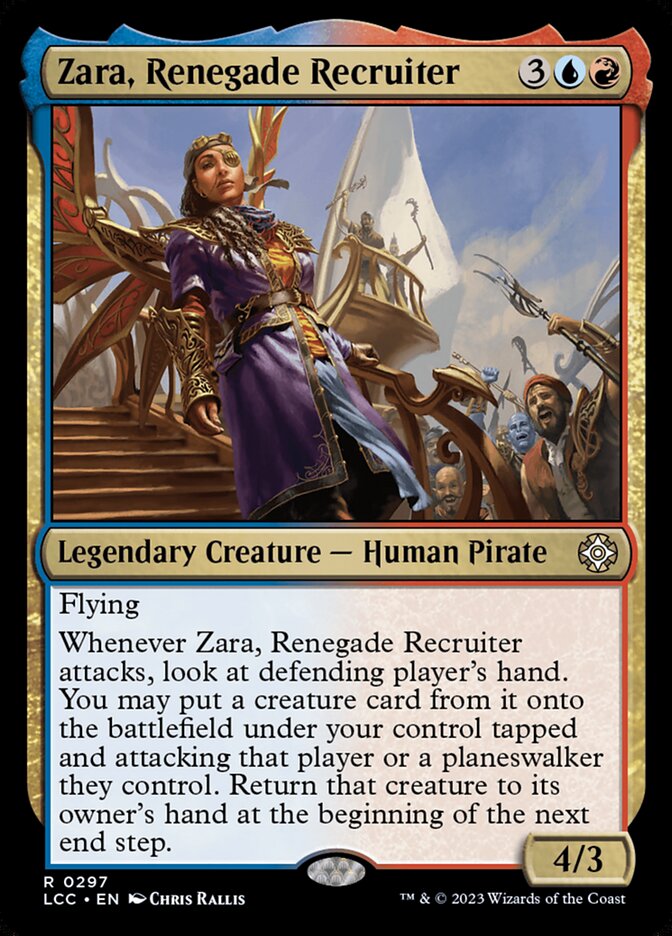 Zara, Renegade Recruiter 297/370 (Commander: The Lost Caverns of Ixalan)  | Good Games Morley