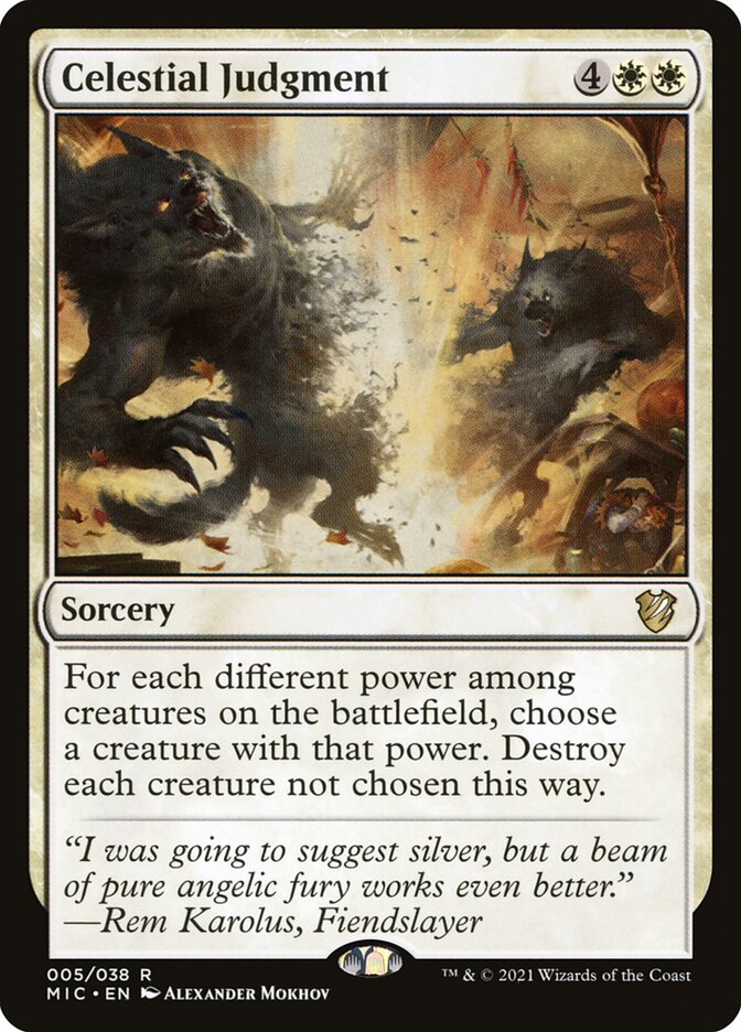 Celestial Judgment 5/38 (Commander: Innistrad: Midnight Hunt)  | Good Games Morley