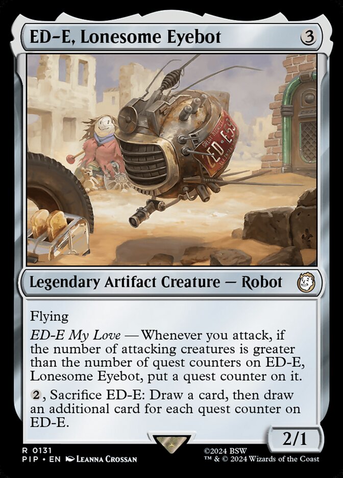 ED-E, Lonesome Eyebot 131/326 (Universes Beyond: Fallout)  - Foil | Good Games Morley