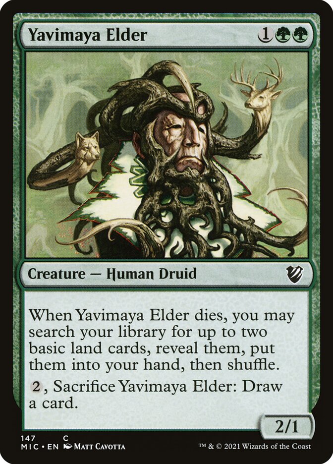 Yavimaya Elder 147/38 (Commander: Innistrad: Midnight Hunt)  | Good Games Morley