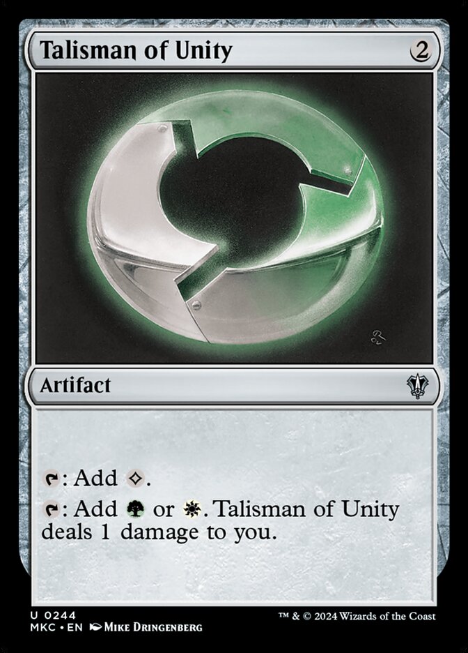 Talisman of Unity 244 (Commander: Murders at Karlov Manor)  | Good Games Morley