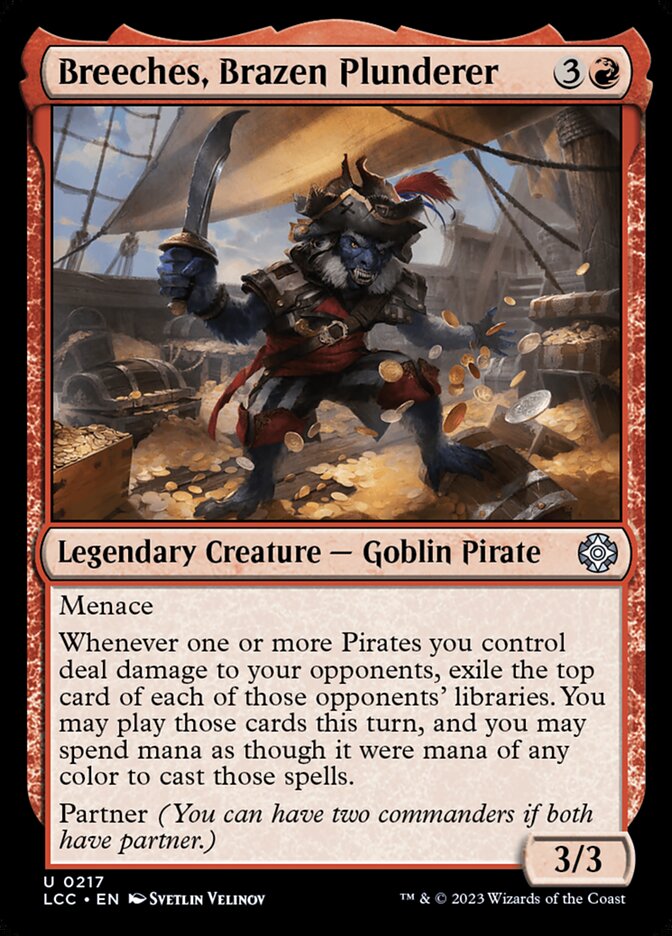 Breeches, Brazen Plunderer 217/370 (Commander: The Lost Caverns of Ixalan)  | Good Games Morley