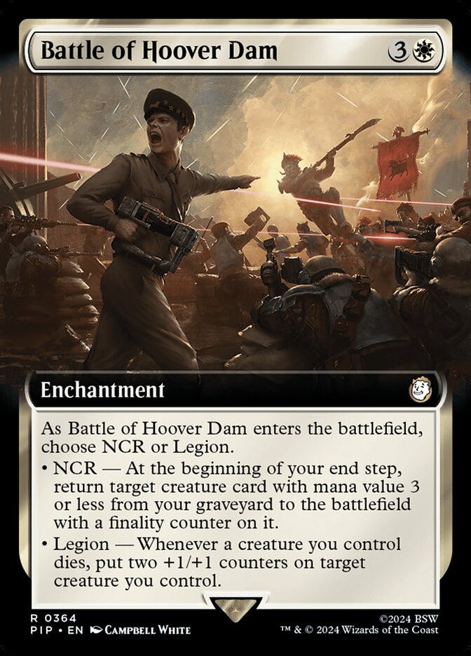 Battle of Hoover Dam 364/326 (Universes Beyond: Fallout)  - Extended Art Foil | Good Games Morley