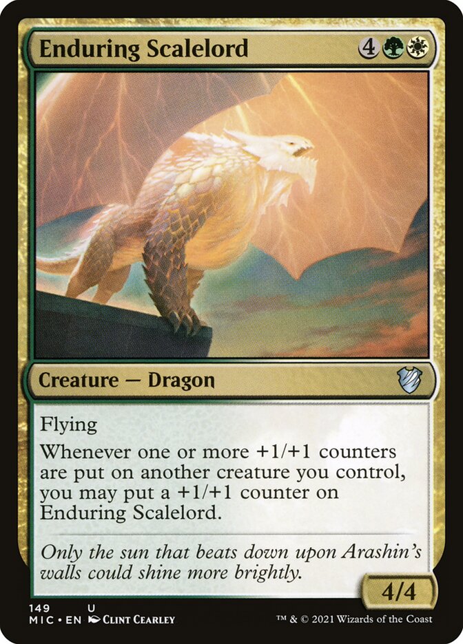 Enduring Scalelord 149/38 (Commander: Innistrad: Midnight Hunt)  | Good Games Morley