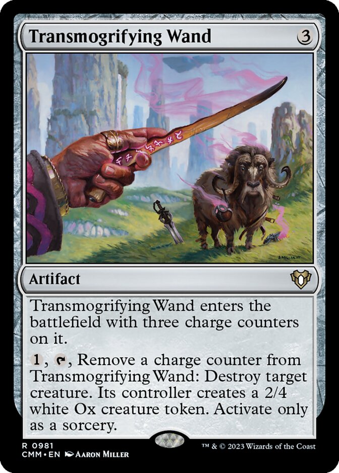 Transmogrifying Wand 981/451 (Commander Masters)  | Good Games Morley
