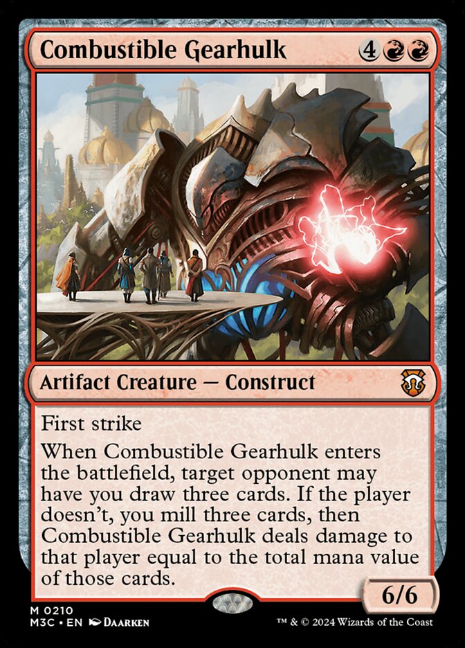 Combustible Gearhulk 210/411 (Commander: Modern Horizons 3)  | Good Games Morley