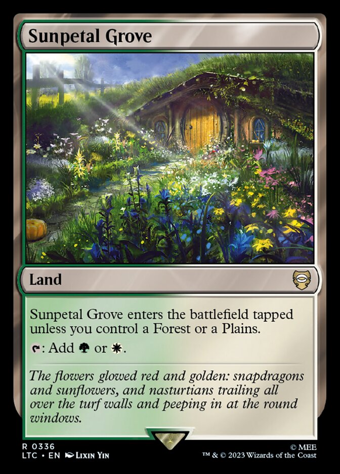 Sunpetal Grove 336 (Commander: The Lord of the Rings: Tales of Middle-earth)  | Good Games Morley