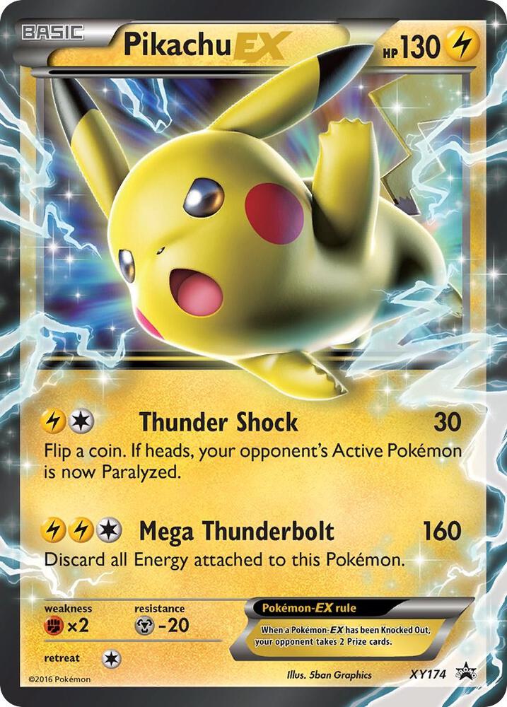Pikachu EX XY174 (XY Promos)  - Holofoil | Good Games Morley