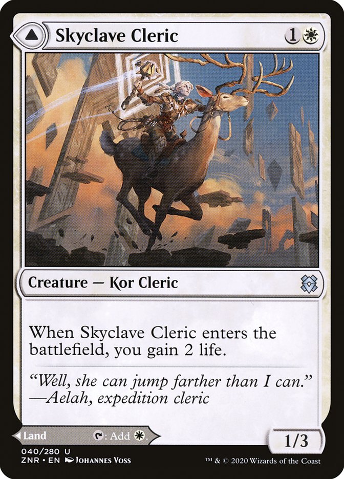 Skyclave Cleric // Skyclave Basilica 40 (Zendikar Rising)  - Foil | Good Games Morley