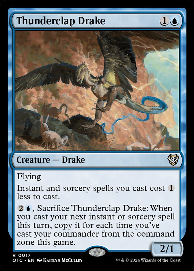 Thunderclap Drake 17/342 (Commander: Outlaws of Thunder Junction)  | Good Games Morley