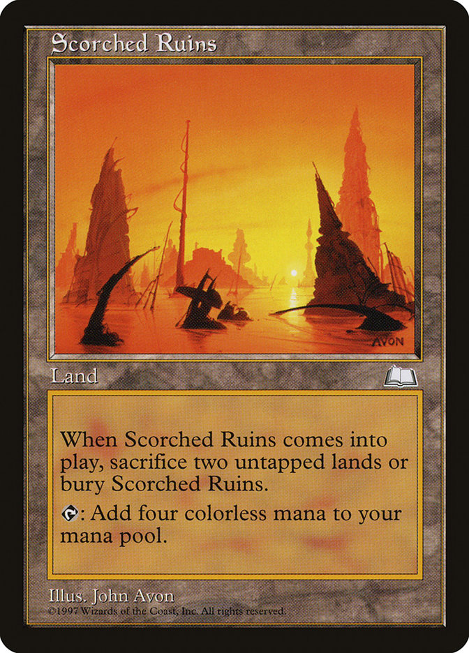 Scorched Ruins 166/167 (Weatherlight)  | Good Games Morley