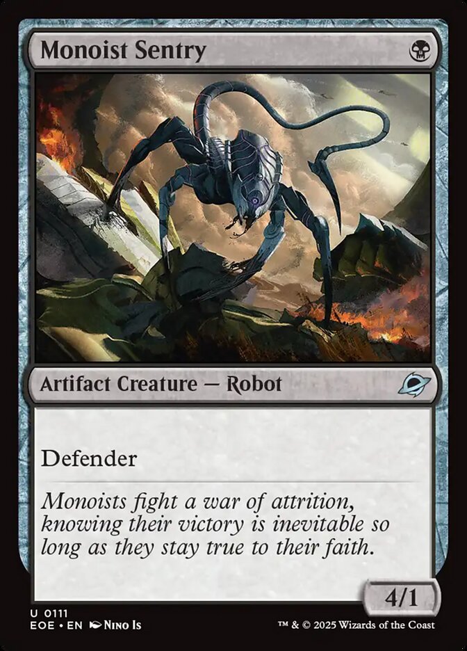 Monoist Sentry 111/276 (Edge of Eternities)  - Foil | Good Games Morley