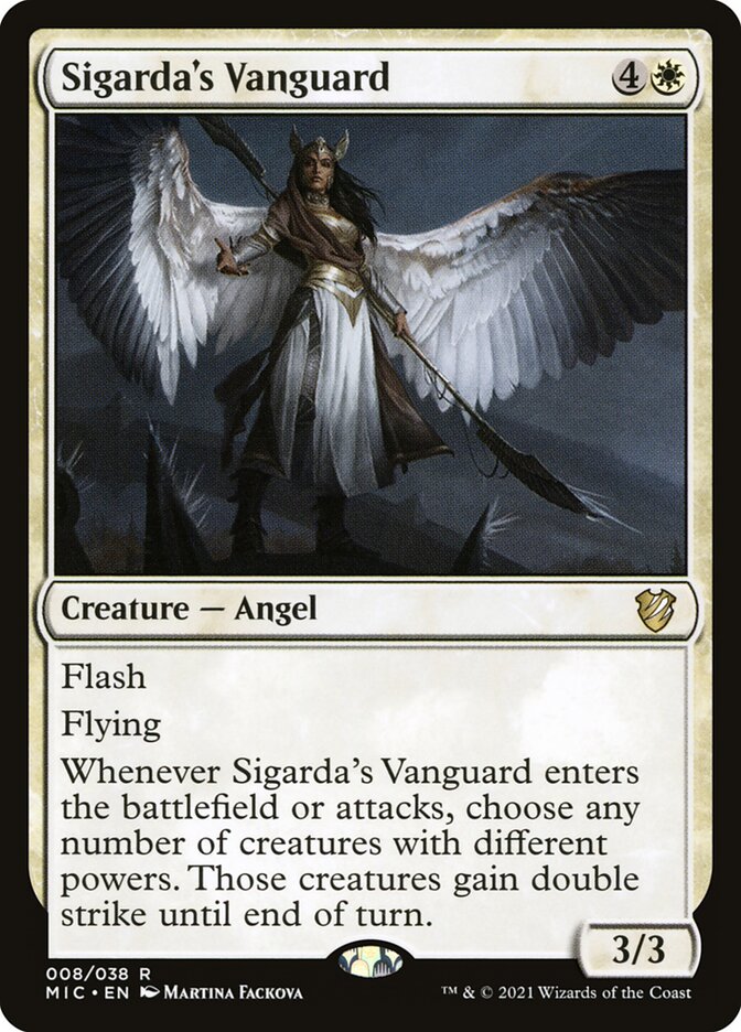 Sigarda's Vanguard 8/38 (Commander: Innistrad: Midnight Hunt)  | Good Games Morley