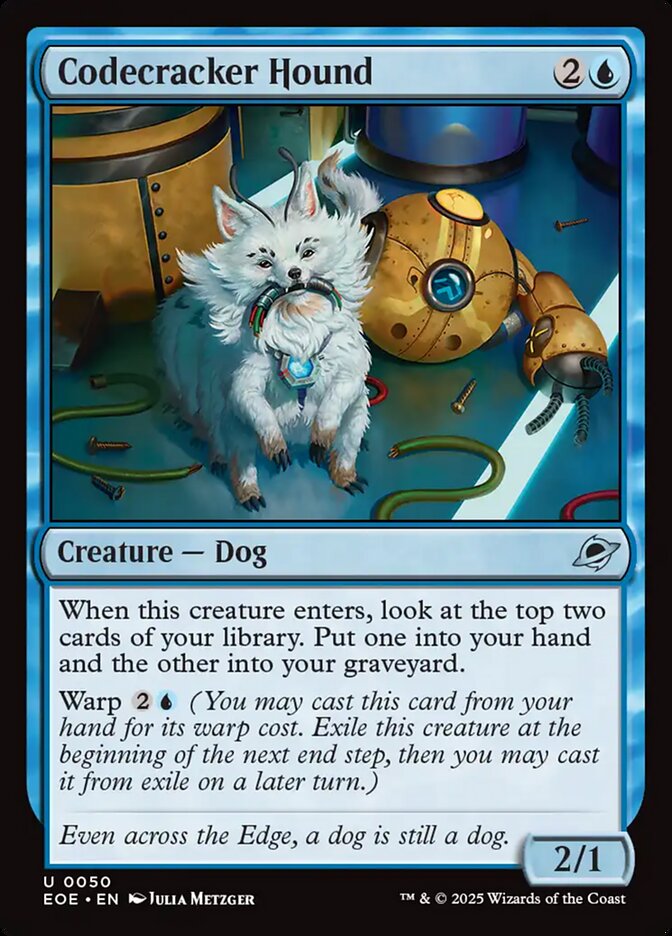 Codecracker Hound 50/276 (Edge of Eternities)  - Foil | Good Games Morley