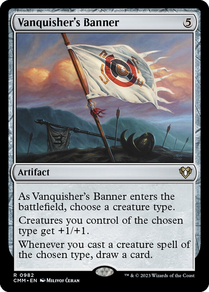 Vanquisher's Banner 982/451 (Commander Masters)  | Good Games Morley