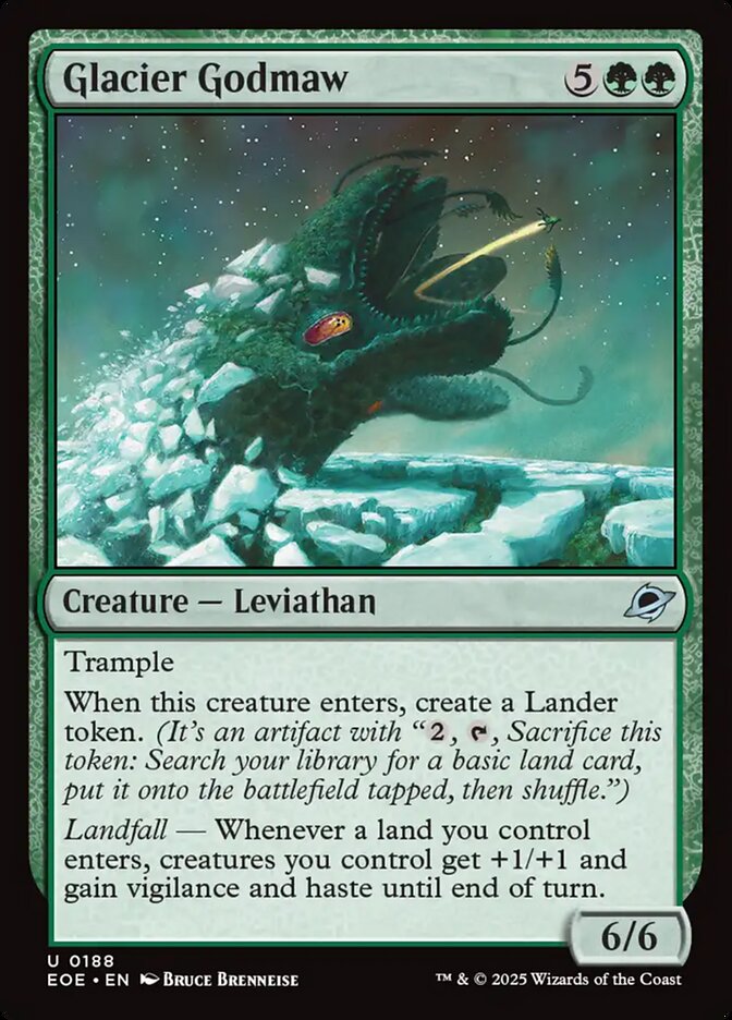 Glacier Godmaw 188/276 (Edge of Eternities)  | Good Games Morley