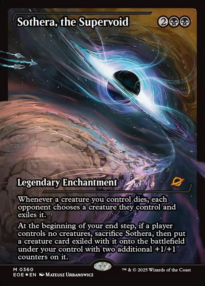 Sothera, the Supervoid 360/276 (Edge of Eternities)  - Showcase Foil | Good Games Morley