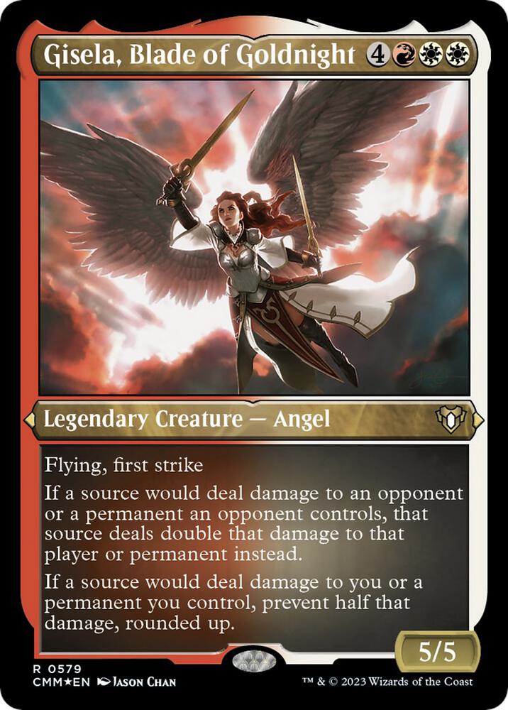 Gisela, Blade of Goldnight 579/451 (Commander Masters)  - Etched Foil | Good Games Morley
