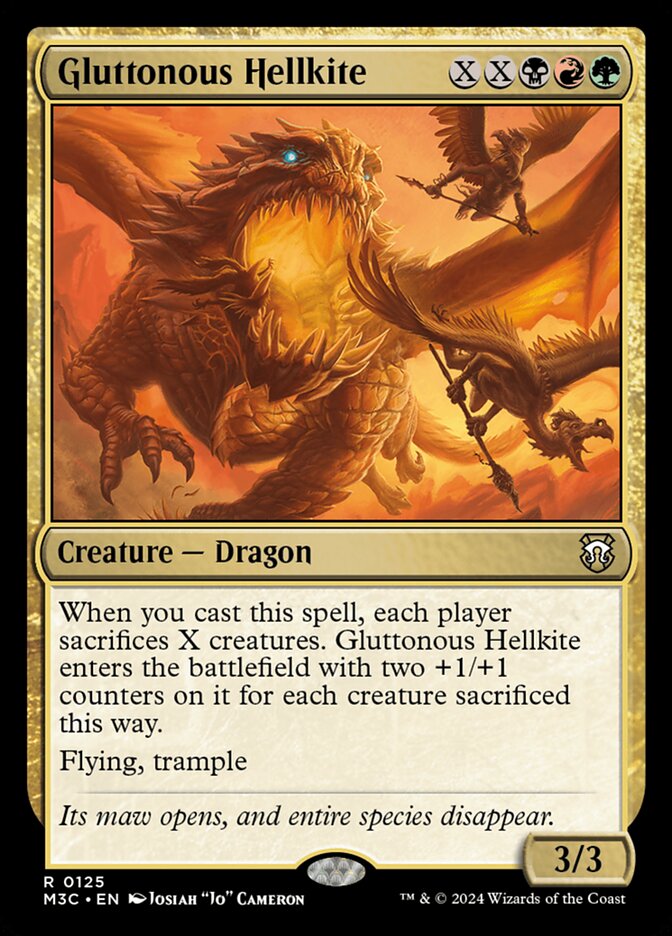 Gluttonous Hellkite 125/411 (Commander: Modern Horizons 3)  | Good Games Morley