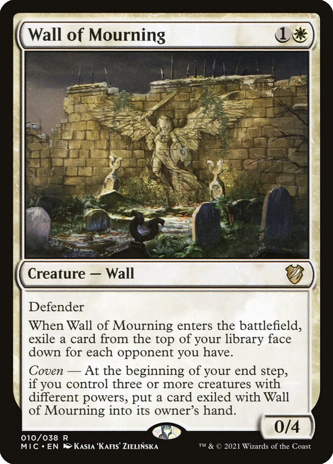 Wall of Mourning 10/38 (Commander: Innistrad: Midnight Hunt)  | Good Games Morley