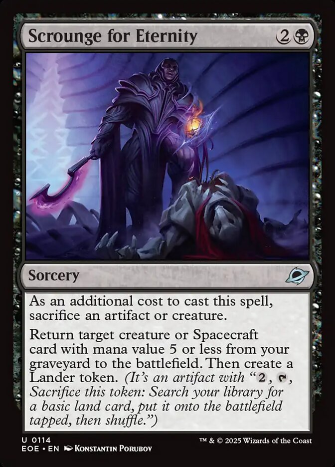 Scrounge for Eternity 114 (Edge of Eternities)  - Foil | Good Games Morley
