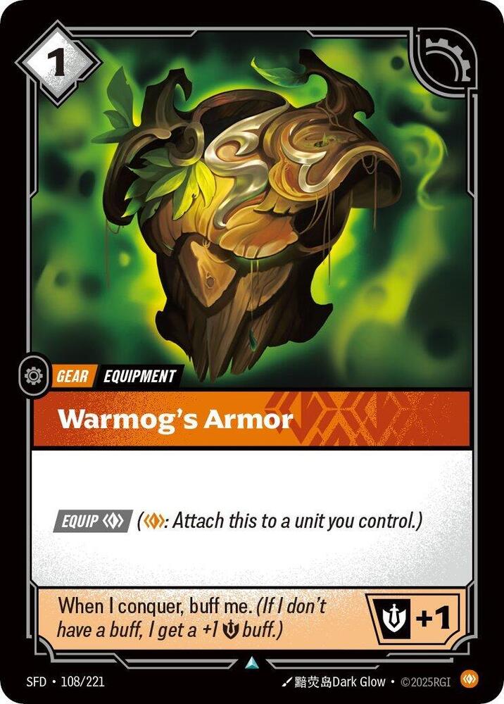 Warmog's Armor 108/221 (Spiritforged)  - Foil | Good Games Morley