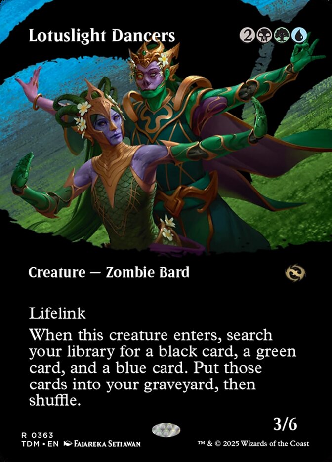 Lotuslight Dancers 363 (Tarkir: Dragonstorm)  - Borderless | Good Games Morley