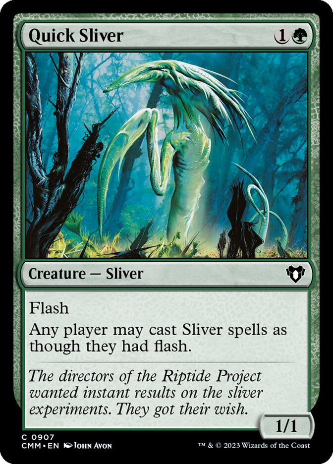 Quick Sliver 907/451 (Commander Masters)  | Good Games Morley