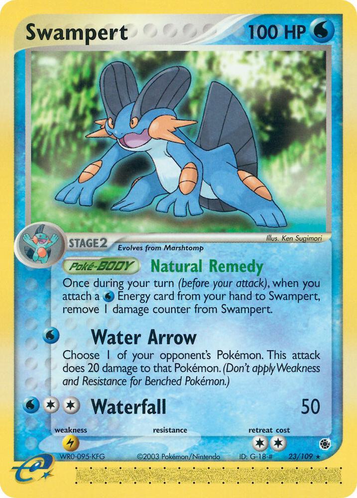 Swampert  23/109 (EX Ruby and Sapphire)  | Good Games Morley