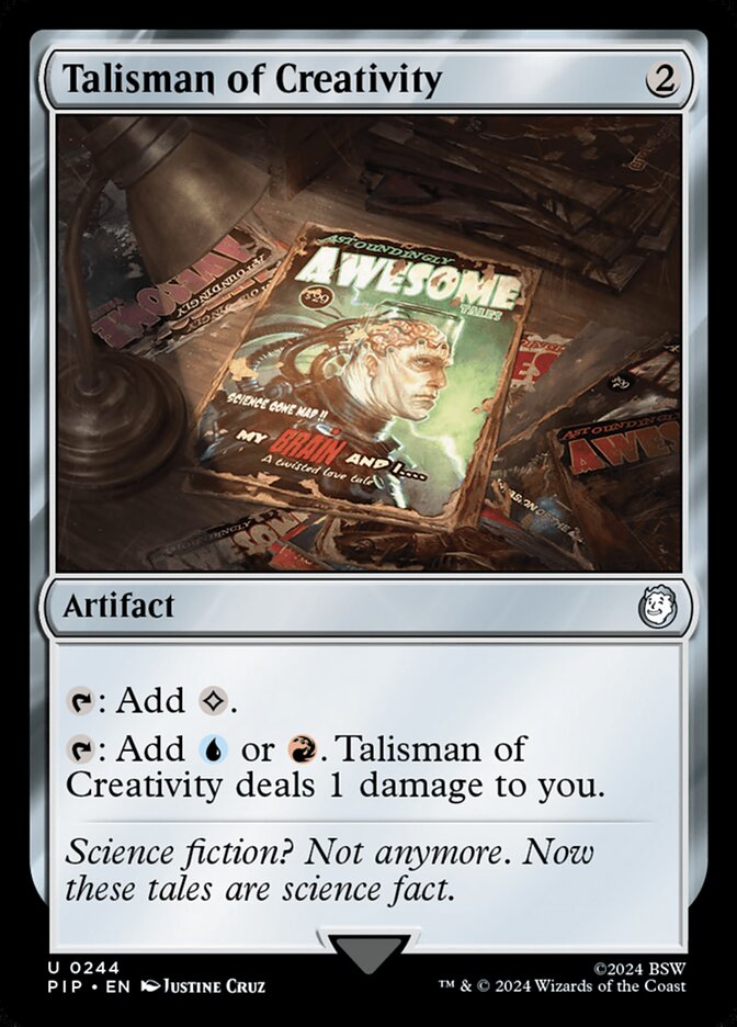 Talisman of Creativity 244/326 (Universes Beyond: Fallout)  | Good Games Morley