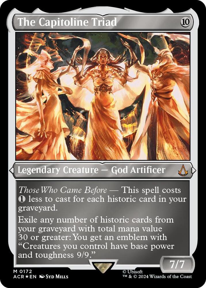 The Capitoline Triad 172 (Universes Beyond: Assassin's Creed)  - Etched Foil | Good Games Morley