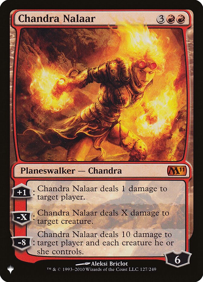 Chandra Nalaar M11-127/5075 (The List Reprints)  | Good Games Morley