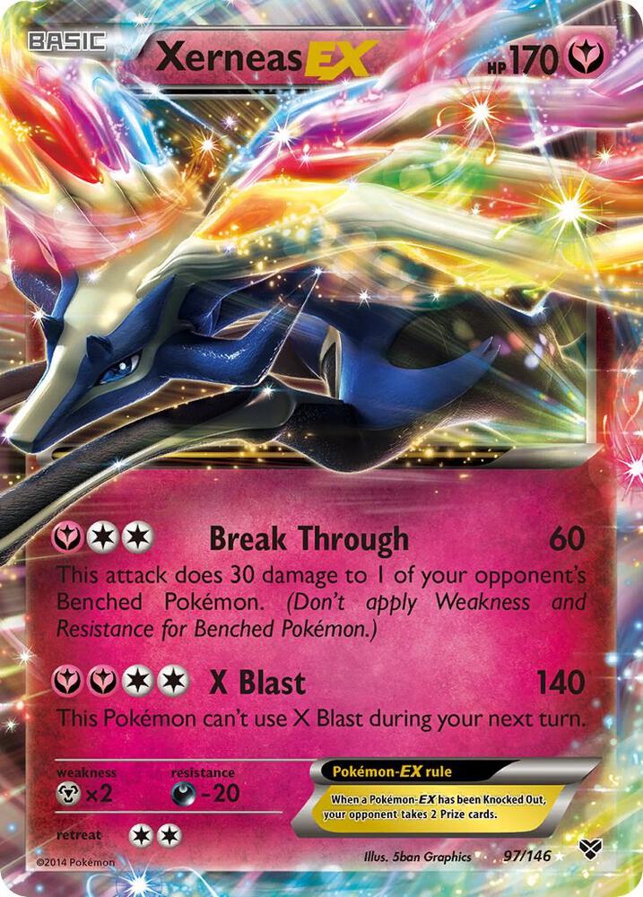 Xerneas EX 097/146 (XY Base Set)  - Holofoil | Good Games Morley