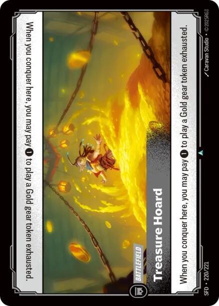 Treasure Hoard 220/221 (Spiritforged)  - Foil | Good Games Morley