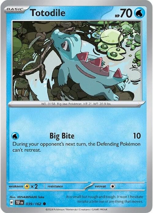 Totodile 039/162 (SV05: Temporal Forces)  - Reverse Holofoil | Good Games Morley