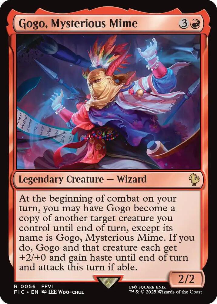 Gogo, Mysterious Mime 56 (Commander: FINAL FANTASY)  - Surge Foil | Good Games Morley